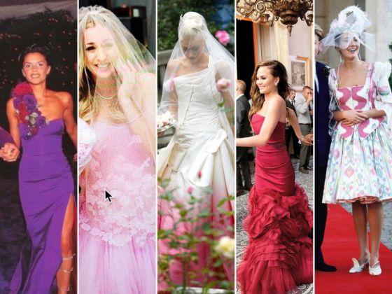 6 Colored Wedding Dress Inspo Worn By Celebrities