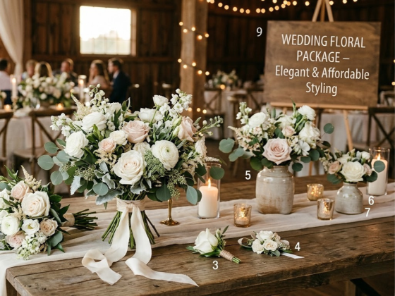 Wedding Floral Package – Elegant & Affordable Styling